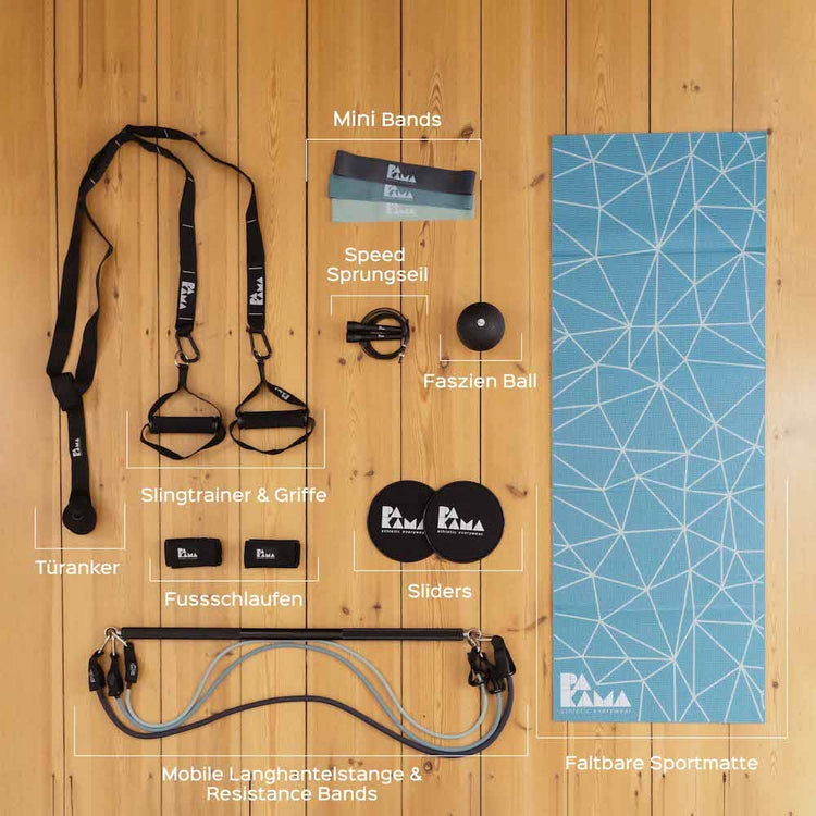 PAKAMA Fitnessstudio to Go (inkl. App) PAKAMA athletics