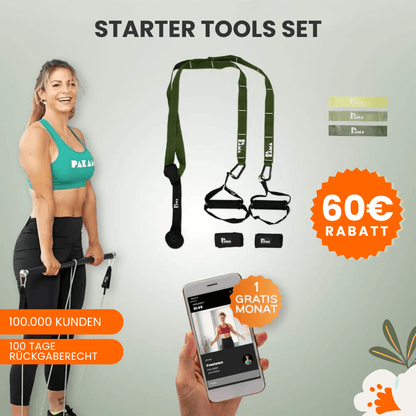 PAKAMA Starter Tools Set Fitnessstudio to Go (inkl. App) PAKAMA athletics