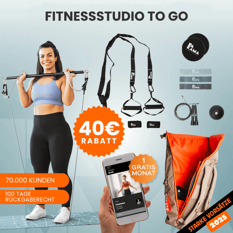 PAKAMA Fitnessstudio to Go (inkl. App) PAKAMA athletics