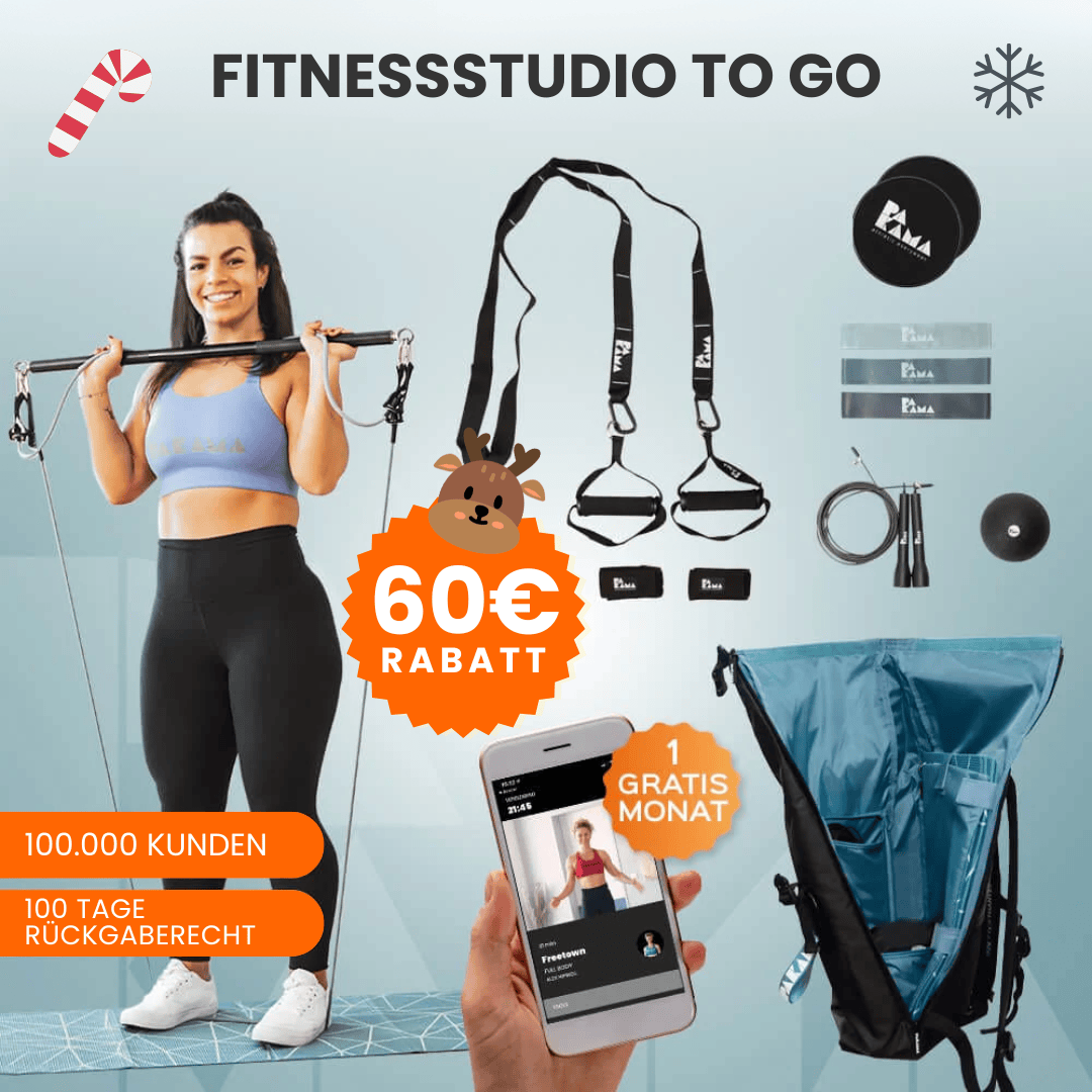 Fitnessstudio to Go (inkl. App) BERLIN Black PAKAMA athletics