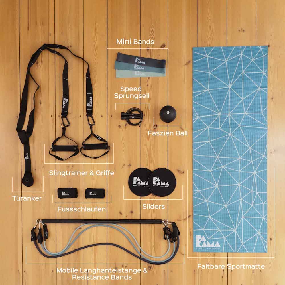 PAKAMA Fitnessstudio to Go (inkl. App) PAKAMA athletics