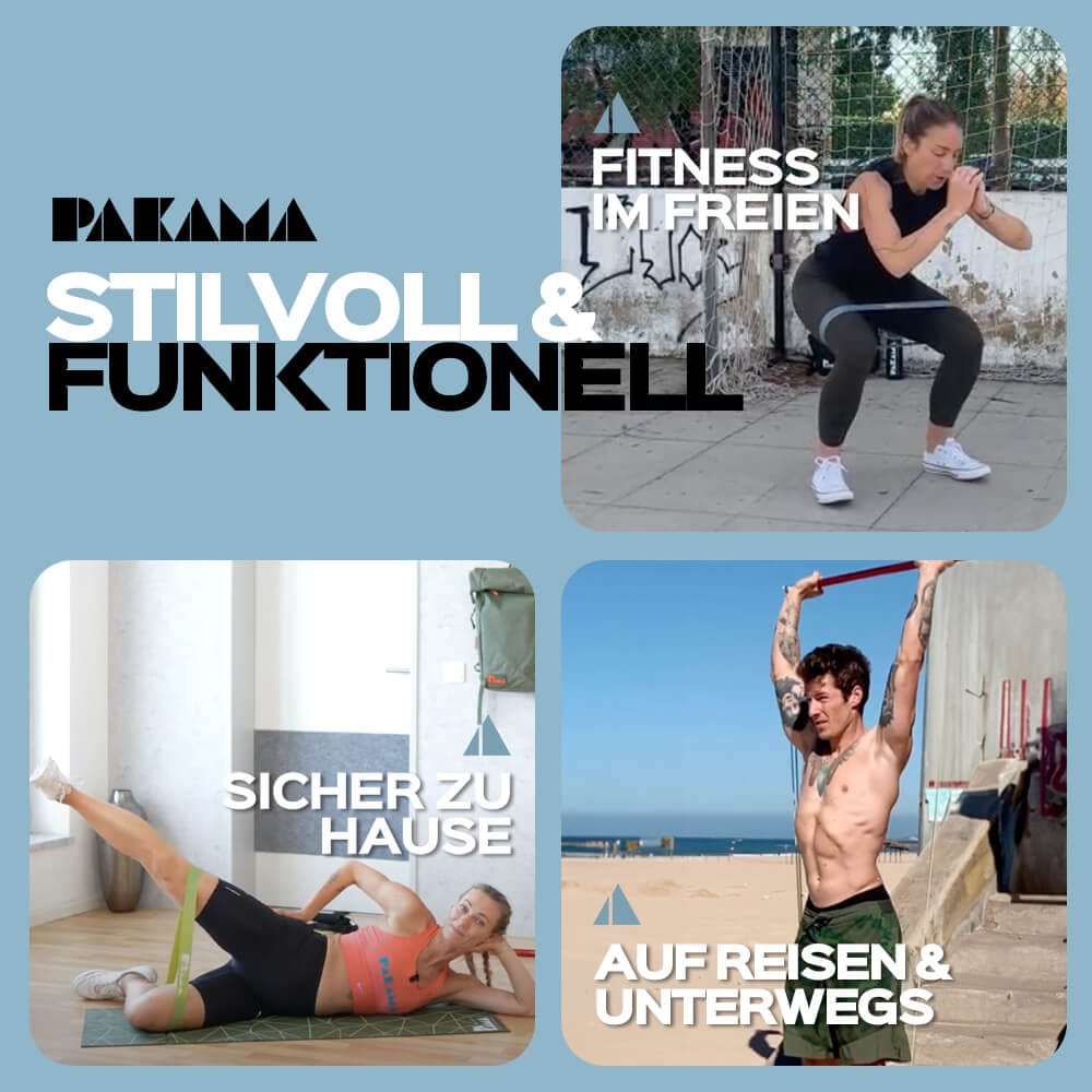 PAKAMA Fitnessstudio to Go (inkl. App) PAKAMA athletics
