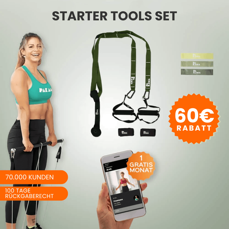 PAKAMA Starter Tools Set Fitnessstudio to Go (inkl. App) PAKAMA athletics