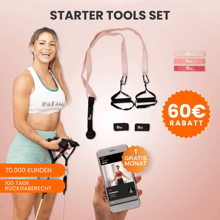 PAKAMA Starter Tools Set Fitnessstudio to Go (inkl. App) PAKAMA athletics