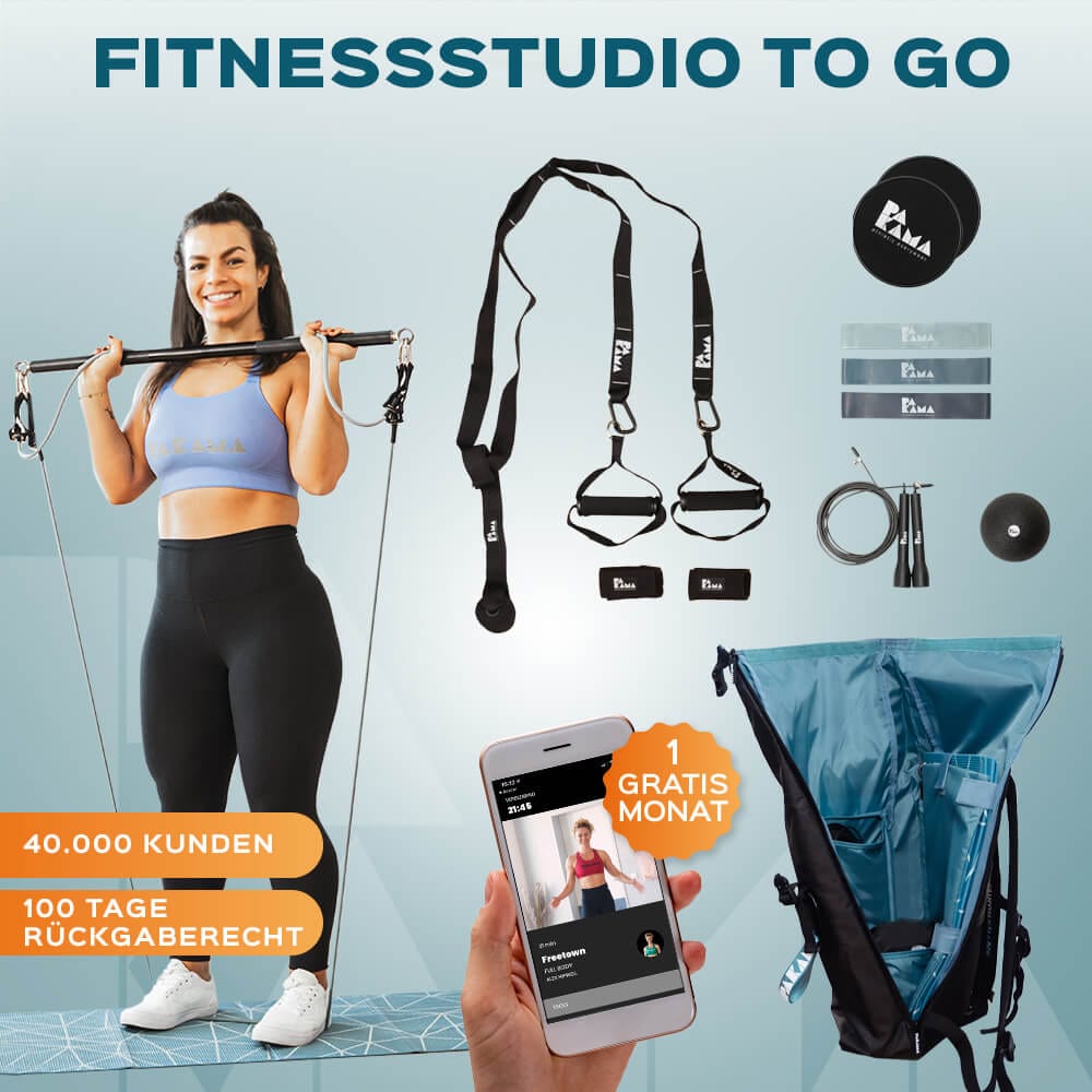PAKAMA Starter Tools Set Fitnessstudio to Go (inkl. App) PAKAMA athletics