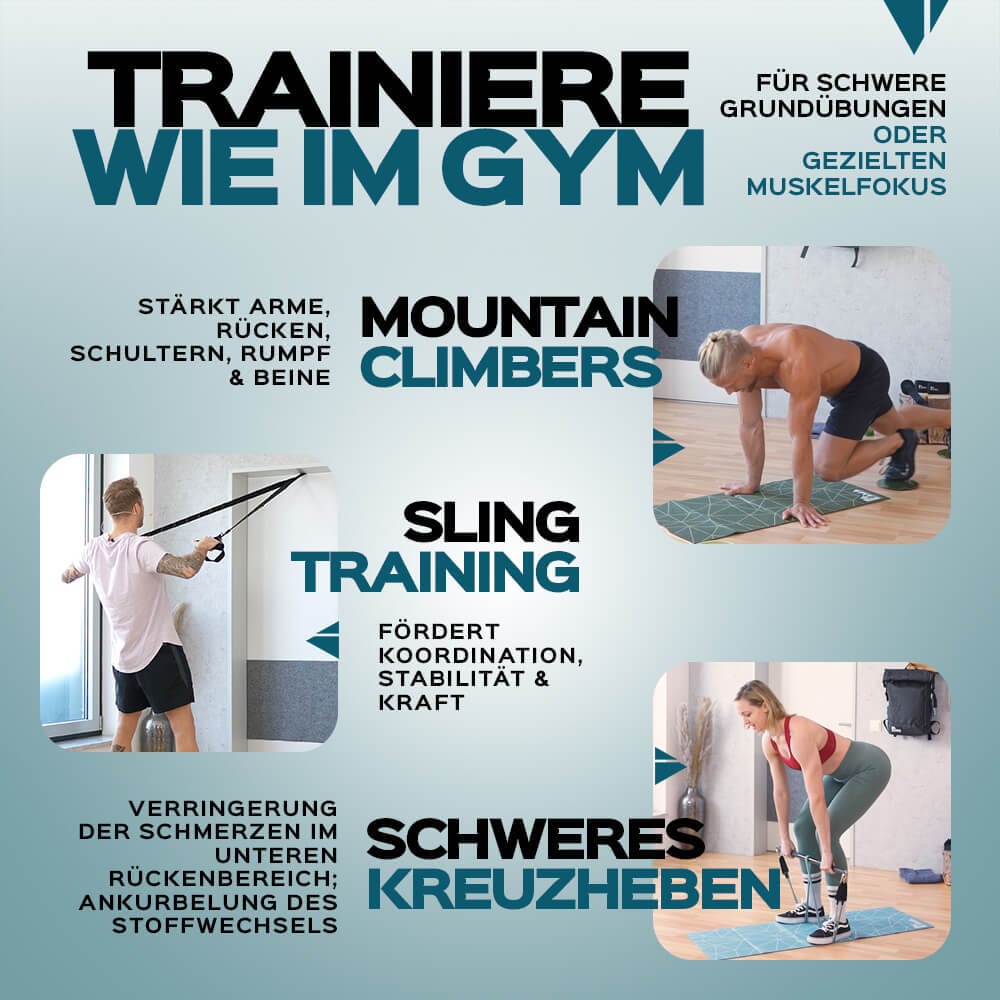 PAKAMA Starter Tools Set Fitnessstudio to Go (inkl. App) PAKAMA athletics