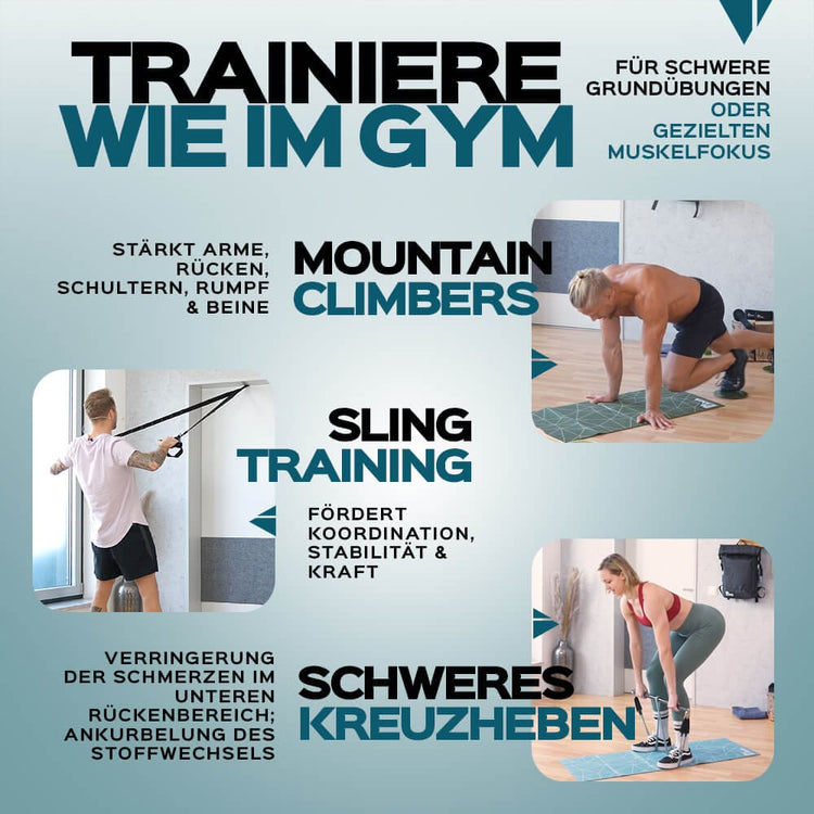 PAKAMA Starter Tools Set Fitnessstudio to Go (inkl. App) PAKAMA athletics