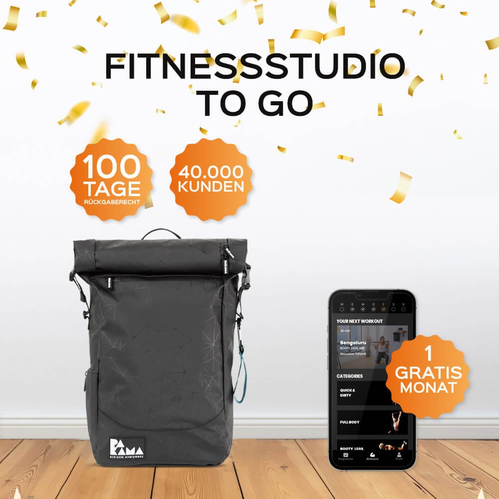PAKAMA Starter Tools Set Fitnessstudio to Go (inkl. App) PAKAMA athletics