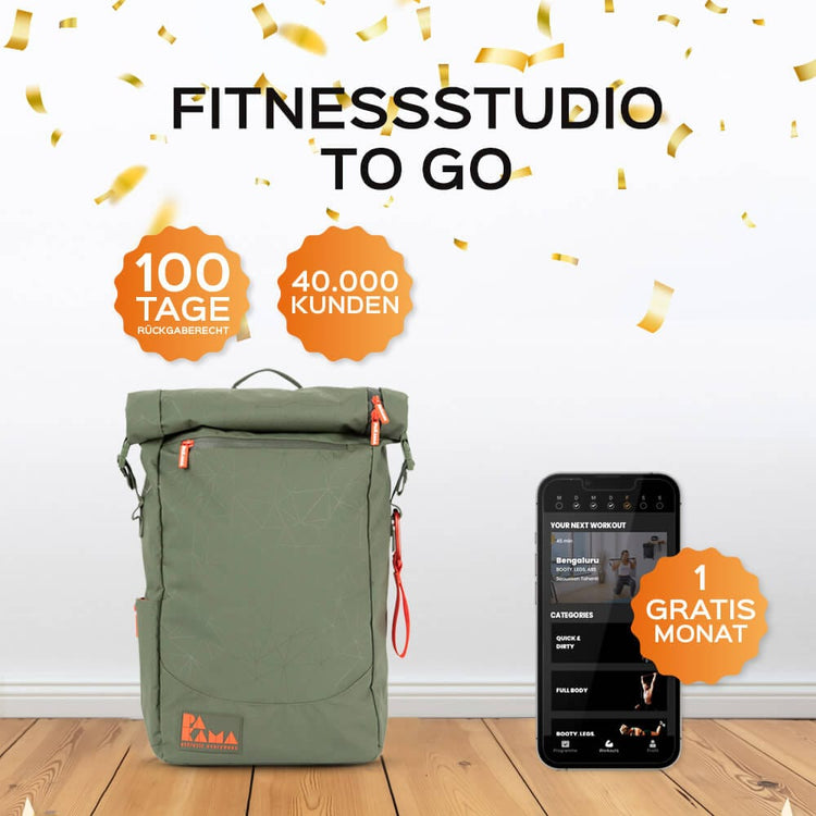 PAKAMA Starter Tools Set Fitnessstudio to Go (inkl. App) PAKAMA athletics