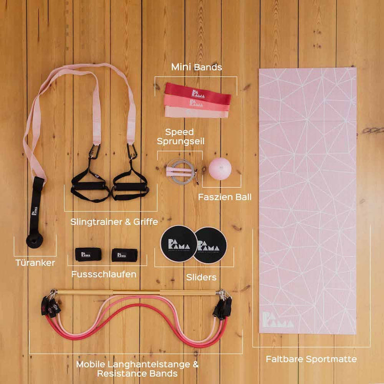 PAKAMA Starter Tools Set Fitnessstudio to Go (inkl. App) PAKAMA athletics