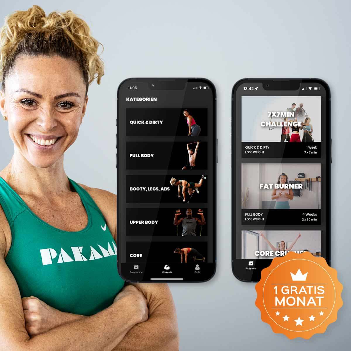 PAKAMA Starter Tools Set Fitnessstudio to Go (inkl. App) PAKAMA athletics