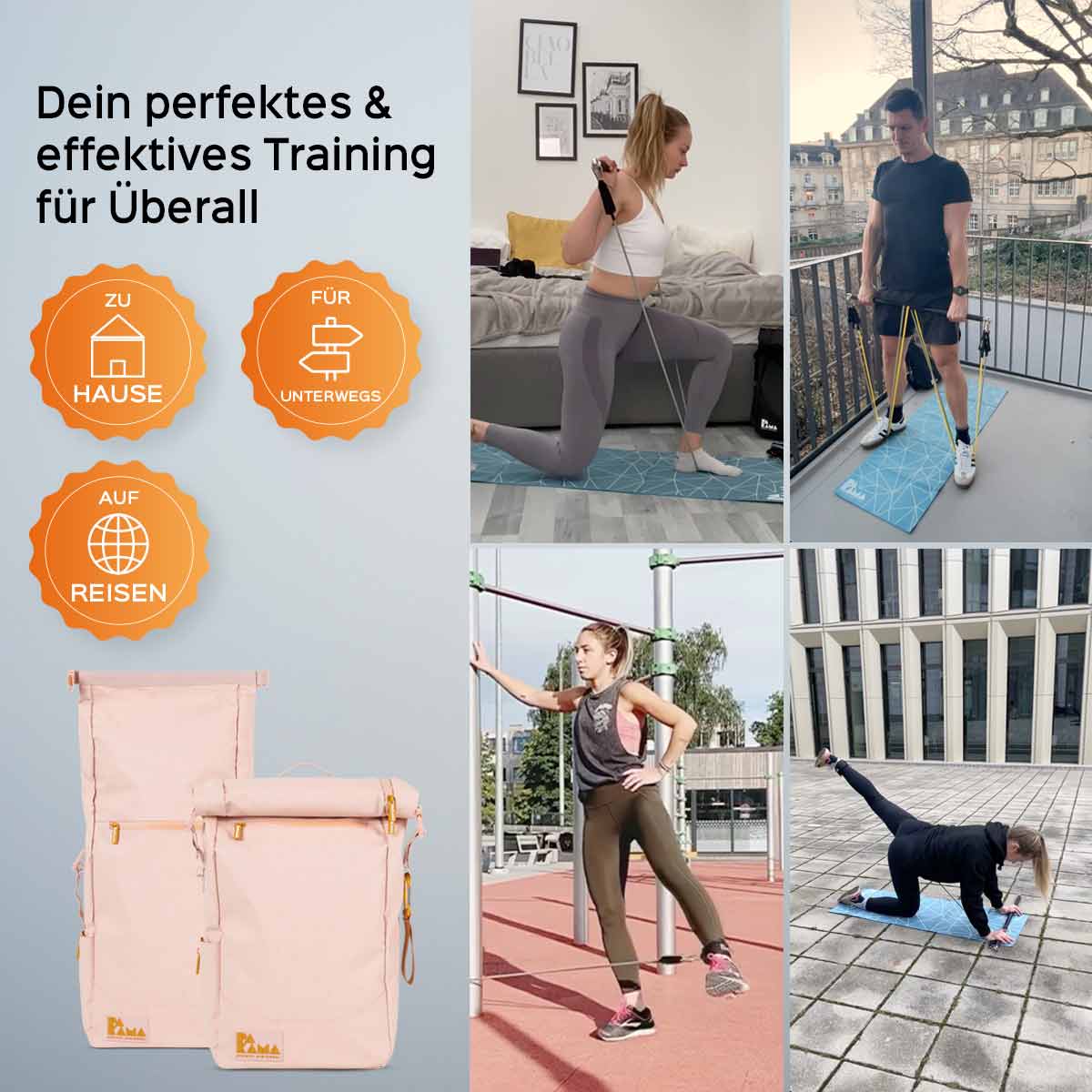 PAKAMA Starter Tools Set Fitnessstudio to Go (inkl. App) PAKAMA athletics