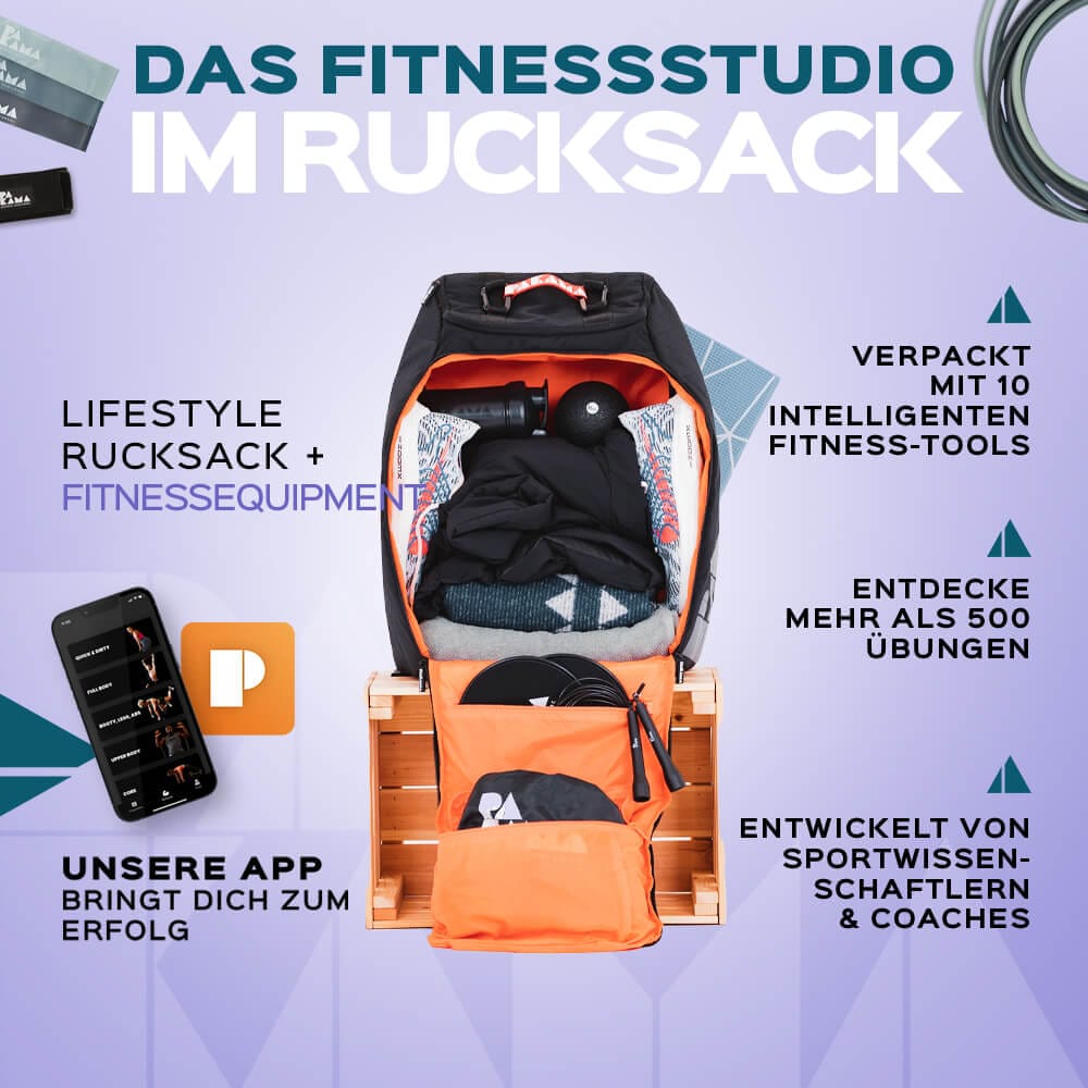 PAKAMA Travel Fitnessstudio to go (inkl. App) PAKAMA athletics