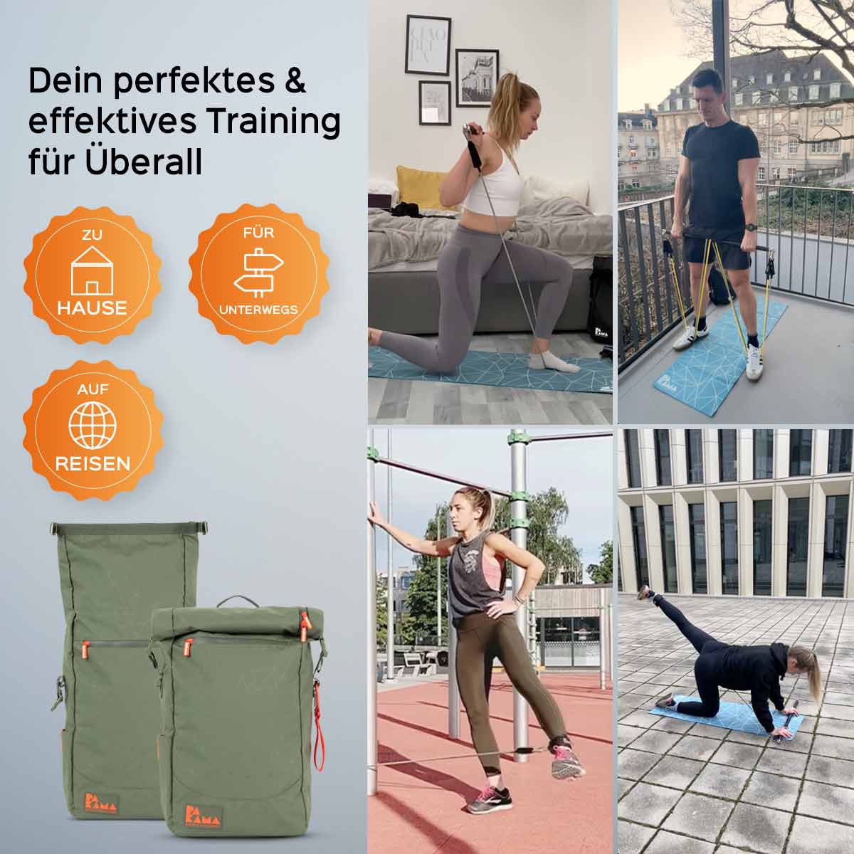 PAKAMA Starter Tools Set Fitnessstudio to Go (inkl. App) PAKAMA athletics