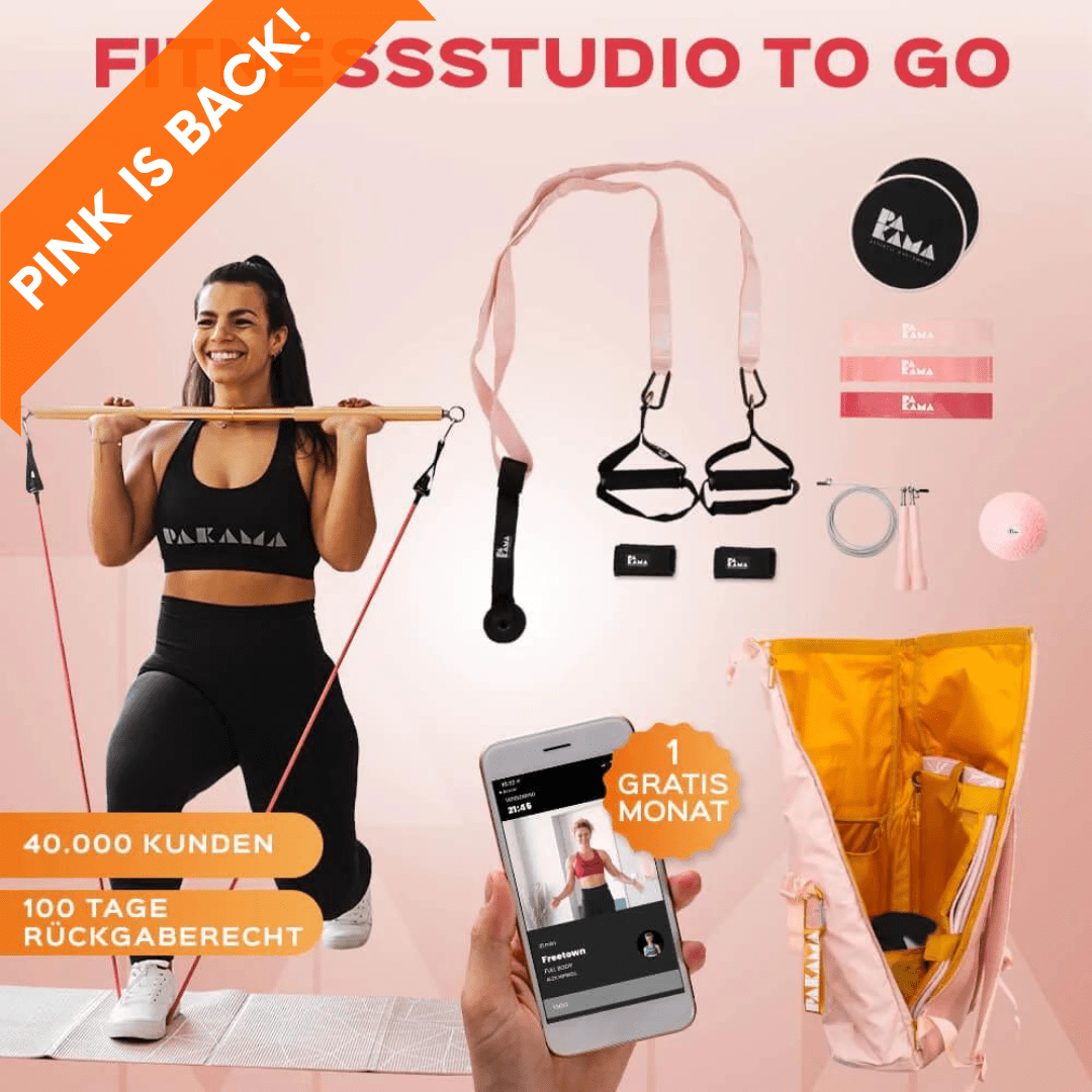 PAKAMA Starter Tools Set Fitnessstudio to Go (inkl. App) PAKAMA athletics