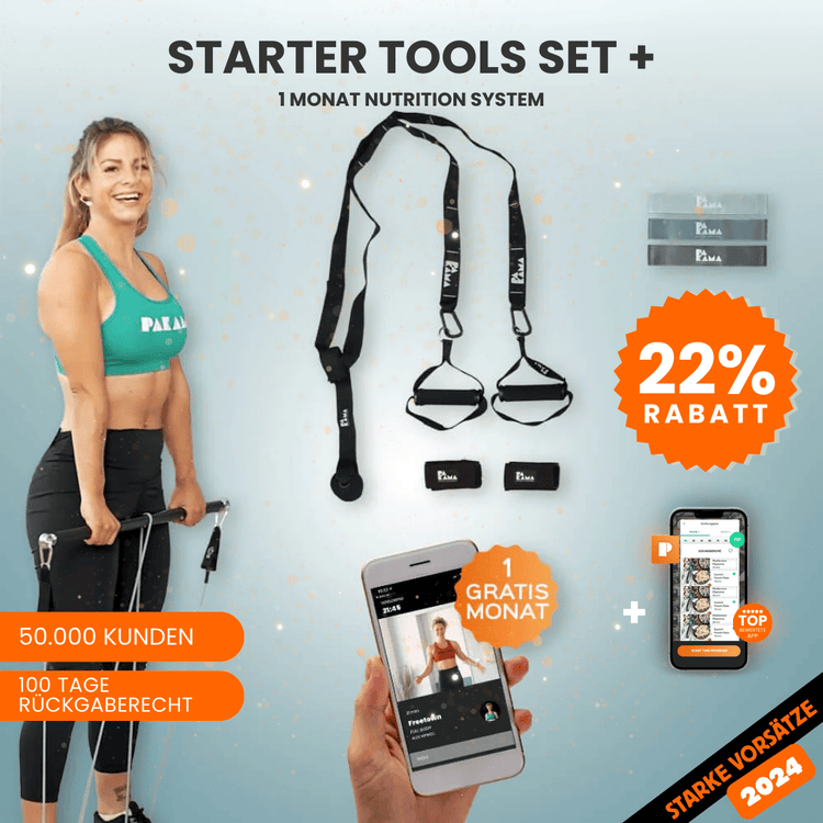 PAKAMA Starter Tools Set Fitnessstudio to Go (inkl. App) PAKAMA athletics