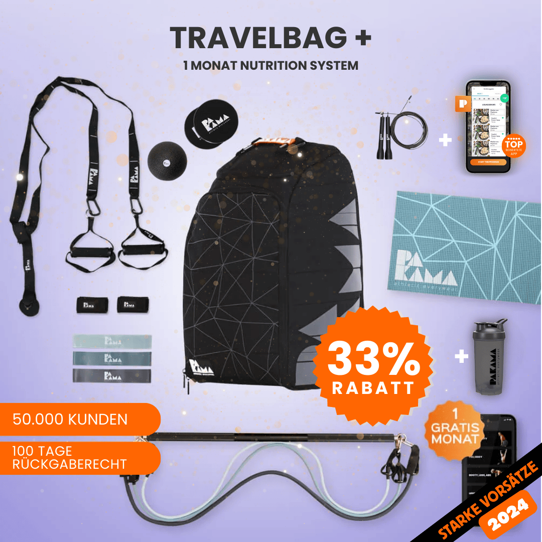 PAKAMA Travel Fitnessstudio to go (inkl. App) PAKAMA athletics