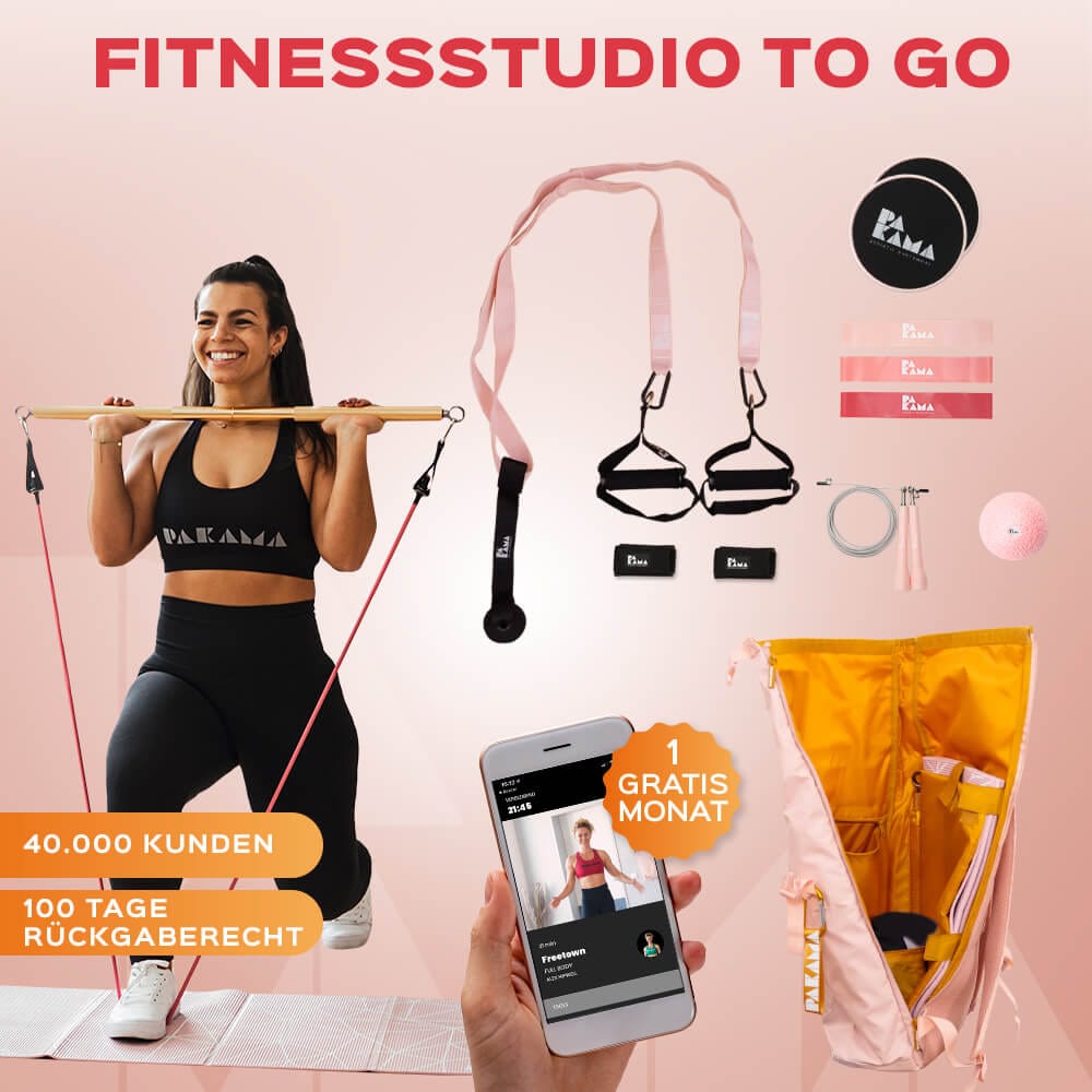 PAKAMA Starter Tools Set Fitnessstudio to Go (inkl. App) PAKAMA athletics