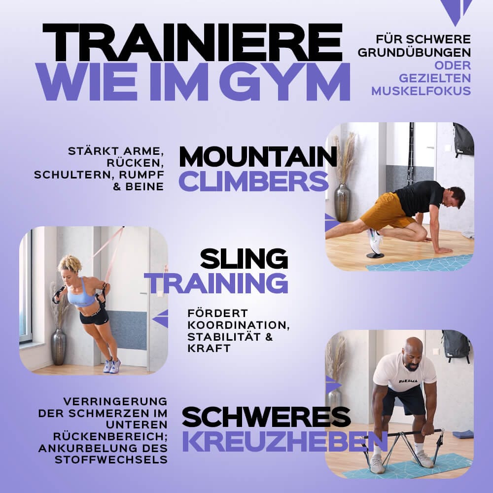 PAKAMA Travel Fitnessstudio to Go (inkl. App) PAKAMA athletics