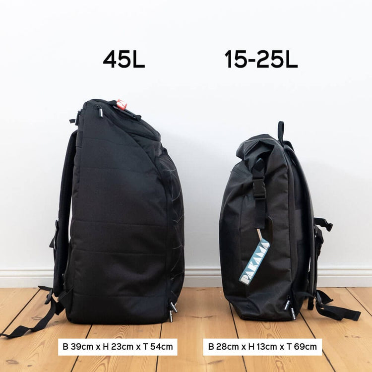 PAKAMA Reise Rucksack Fitnessstudio to Go Travel schwarz