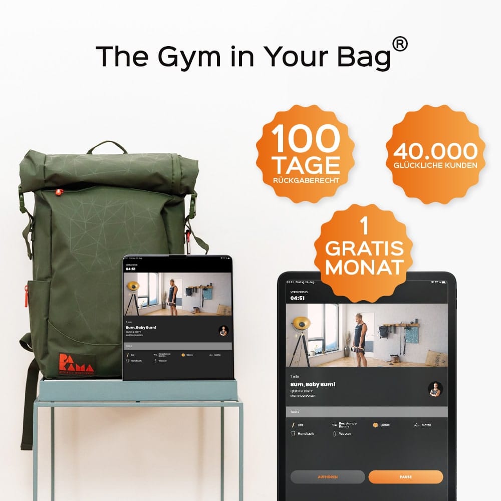 PAKAMA Fitnessstudio to Go (inkl. App) PAKAMA athletics