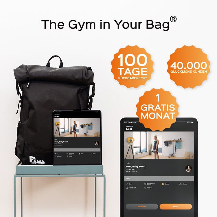 PAKAMA Fitnessstudio to Go (inkl. App) PAKAMA athletics