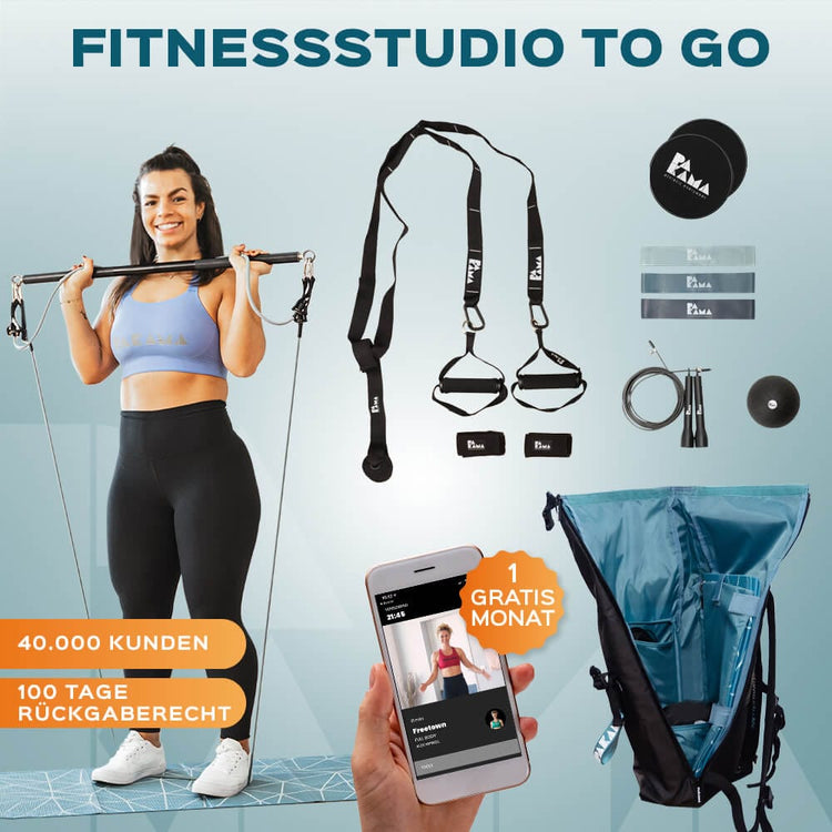 PAKAMA Fitnessstudio to Go (inkl. App) PAKAMA athletics