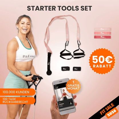 Starter Tools Set ohne Bag (inkl. App) PARIS Pink PAKAMA athletics