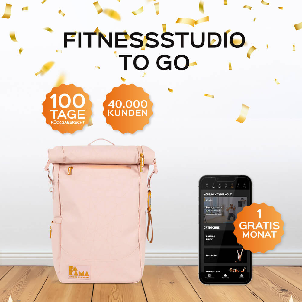 PAKAMA Fitness-Rucksack (inkl. App) PAKAMA athletics