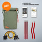 PAKAMA Bag 2.0 XXL + SZ Bar + Bands + Nutrition System 1 Monat GOTHAM Green 2 Bars  + Extreme Bands PAKAMA athletics