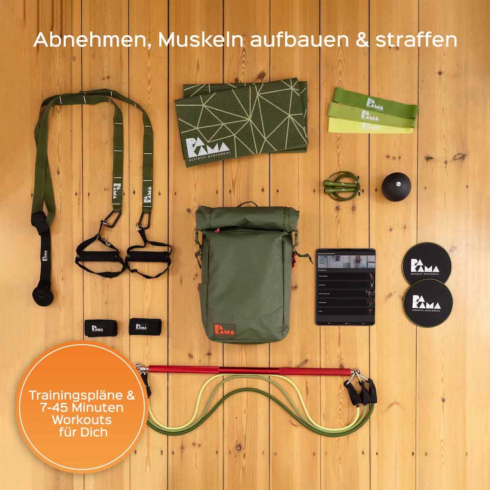 PAKAMA Fitness-Rucksack (inkl. App)