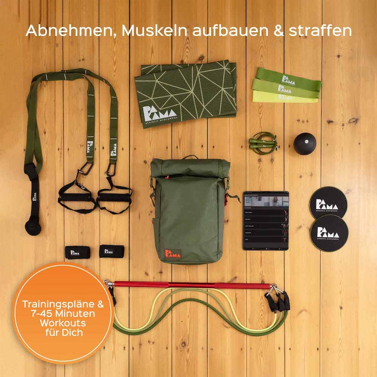 PAKAMA Fitness-Rucksack (inkl. App)