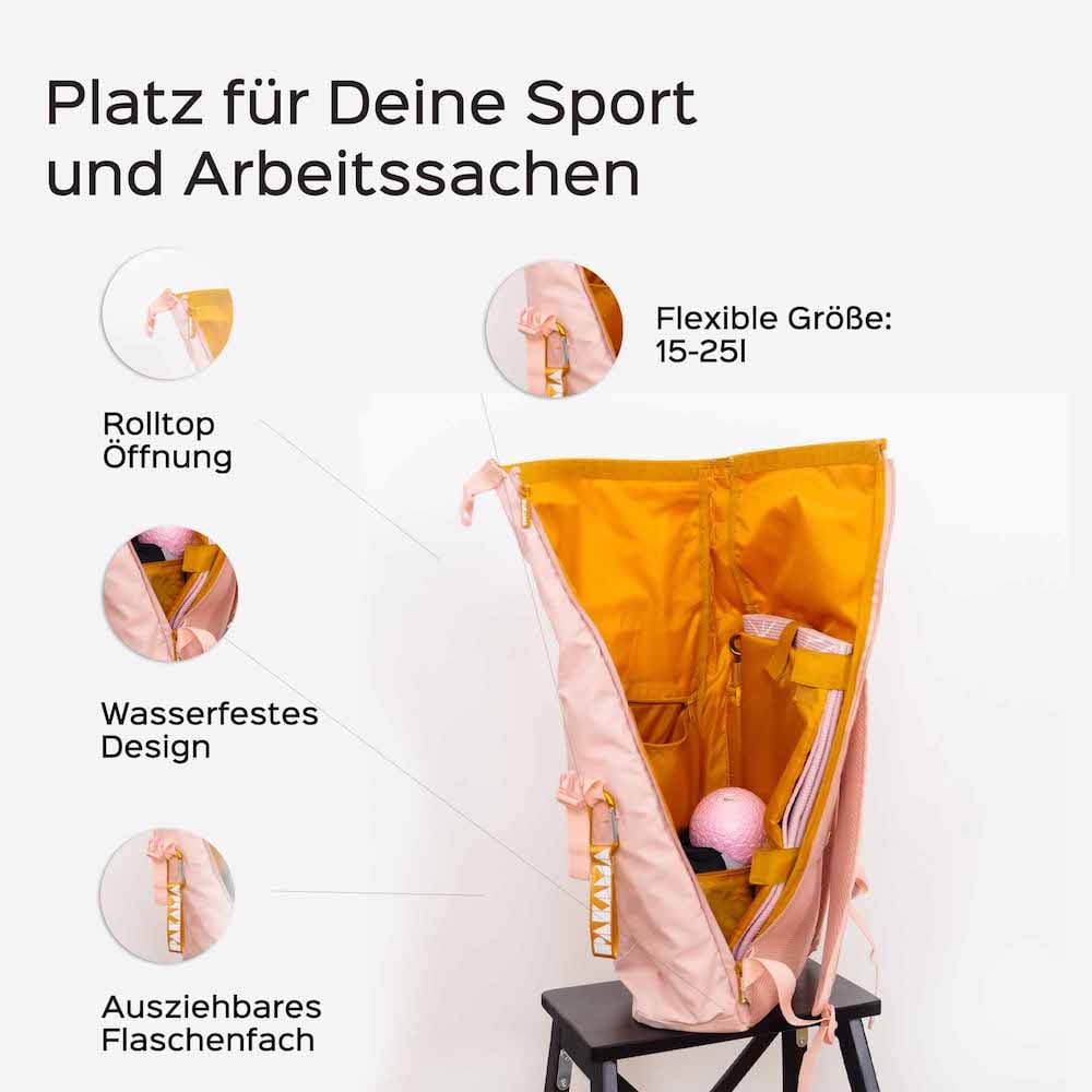 PAKAMA Fitness-Rucksack (inkl. App)