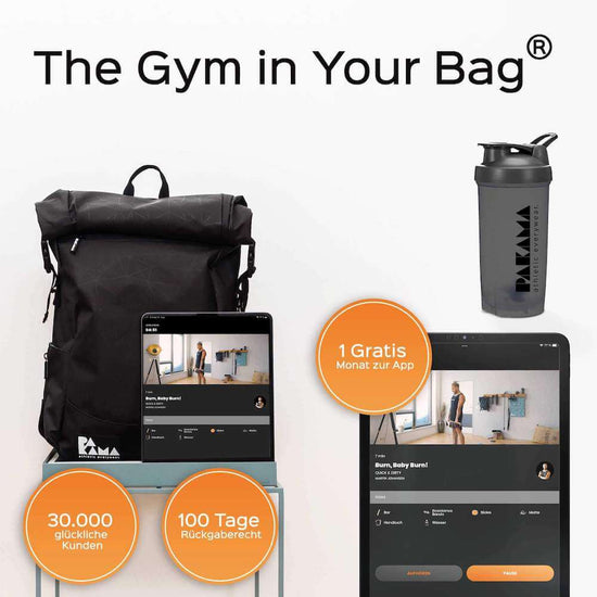 PAKAMA Fitness-Rucksack (inkl. App) PAKAMA athletics