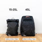 PAKAMA Reise Rucksack Fitnessstudio to Go Travel schwarz
