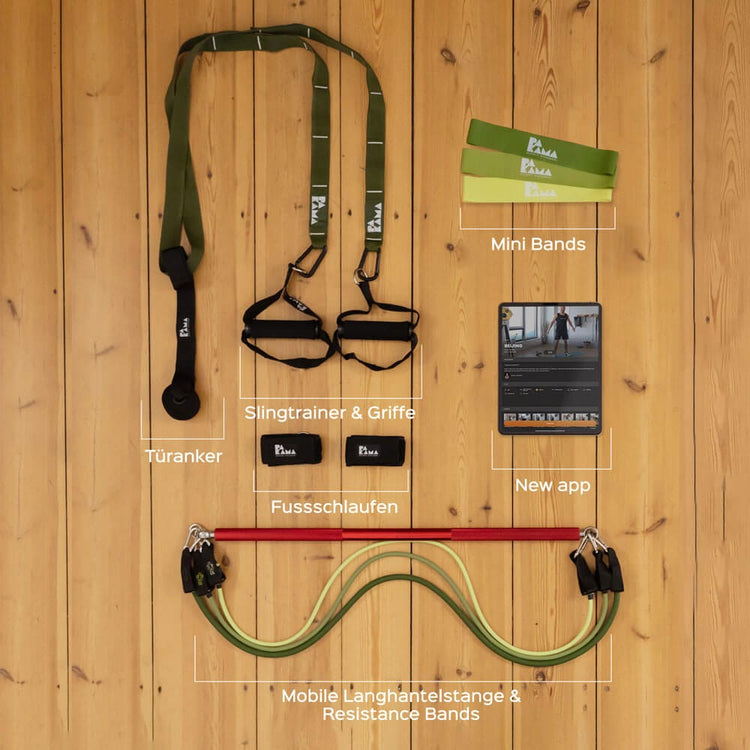 PAKAMA Fitness-Rucksack (inkl. App) PAKAMA athletics